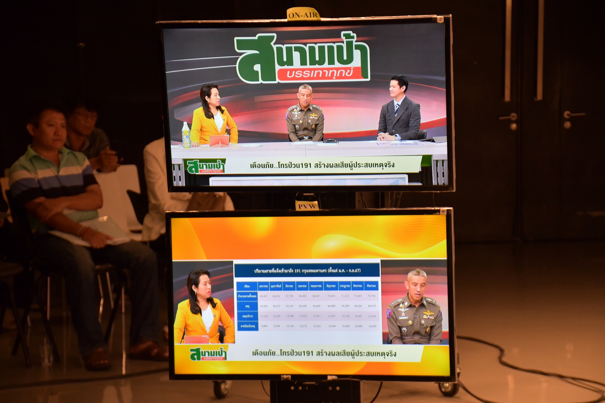 ทนายธนวิน ในรายการสนามเป้าบรรเทาทุกข์